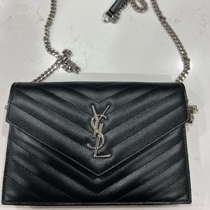YSL Evening black bag